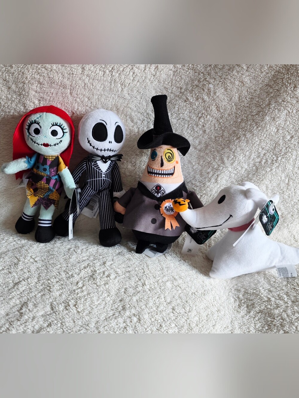 The Nightmare Before Christmas Plush Toys bundle Jack Sally Mayor Zero Halloween